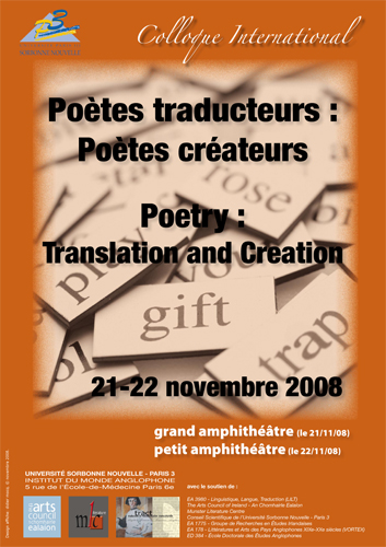 Affiche A3 poetes poetry